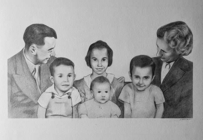 Family Portrait Drawing - Image 6