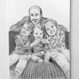 Family Portrait Drawing  Sketch Bolt