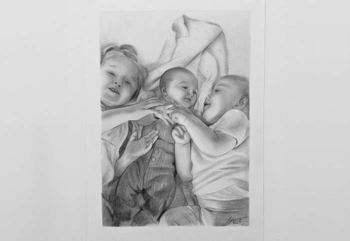 Children Portrait Drawing - Image 7