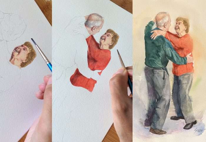 Family Portrait Painting - Image 2